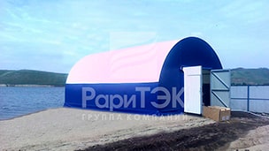  Hangar 10х7х4.5 m., For storage of boats, Leninogorsk district, Republic of Tatarstan.