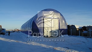 Warehouse 36x10x7 m., Yamalo-Nenets Autonomous district.