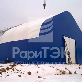 Hangar 18x18x10 for storage and repair of vehicles, Perm region.