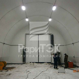 Hangar 16x10x7 m., For storage and repair of vehicles, Republic of Sakha-Yakutia.