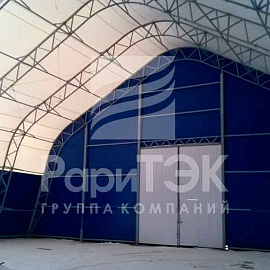 Hangar 18x18x10 for storage and repair of vehicles, Perm region.