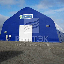Hangar 30x18x10 m., For the repair of vehicles, Yamal Peninsula.