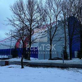Football arena 43x66x18 m., St. Petersburg.